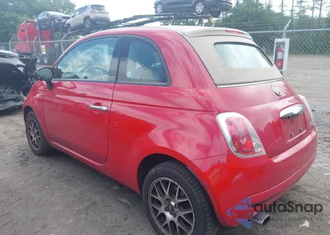 2012 Fiat 500 Pop z USA, uszkodzony, nr VIN 3C3CFFDR6CT383106